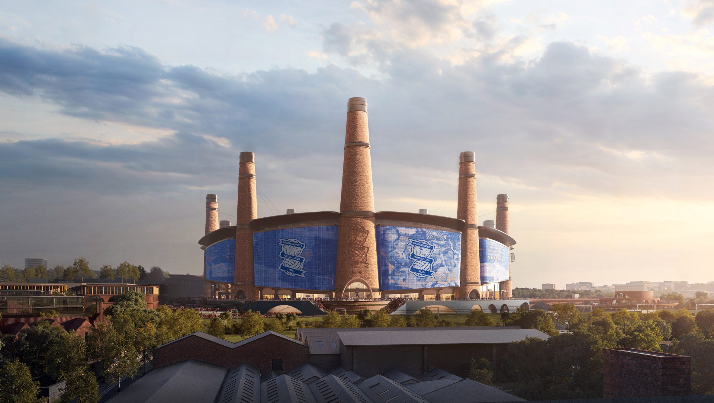 Birmingham City Football Club stadium by Heatherwick Studio